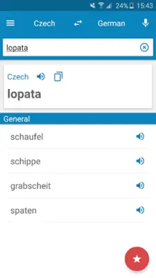 Czech-German Dictionary android App screenshot 7